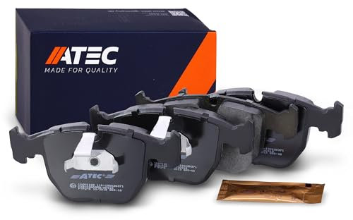 ATEC Germany Bremsbelagsatz Vorderachse, Bremsbeläge Bremsklötze vorne, 4 Stück, Kompatibel mit BMW 5er (E39), 5 Touring (E39), 7 (E38), X3 (E83), X5 (E53)
