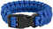 normani 1-2 oder 3 Professionelles Survival Armband aus geflochtener Paracord mit Clipverschluss 17mm Farbe Blau Größe L
