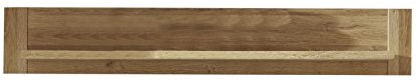 trendteam smart living - Canyon - Wohnwand - Braun - Wandboard mit 1 Konstruktionboden - (BxHxT) 137 x 23 x 20 cm - Wandregal Bücherleiste