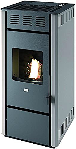 Punto Fuoco 9801775 Pelletofen Martina-14, 1200 W, Schwarz