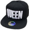 JameStyle26 King & Queen Snapback Set USA Cap Kappe Basecap Mütze Trucker Cappy Kult Partner Look (Queen Schwarz)