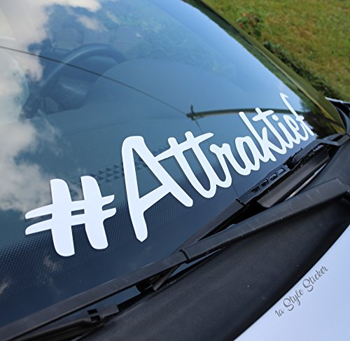 Attraktief Frontscheibenaufkleber Low Stance Dapper Holly Sticker Window Decal waben Style