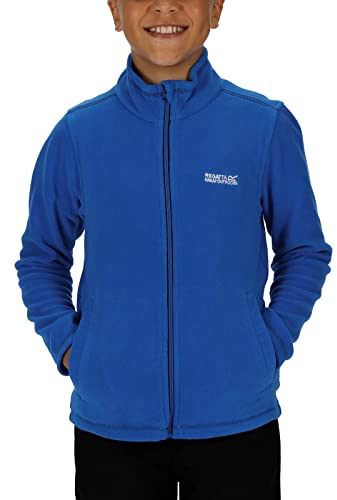 Regatta King Kids Full Zip Fleece Lightweight Jacket with 2 Pockets & Anti-Pill - Perfect for Walking, Hiking & Outdoors