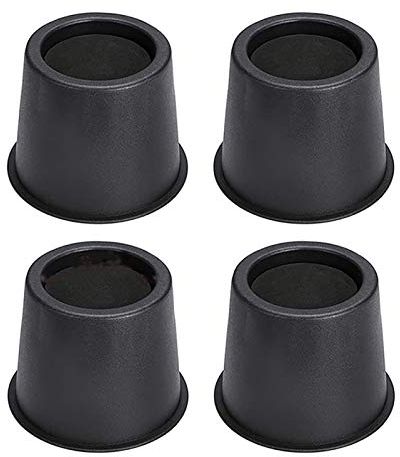 Lot de 4 Rehausseur Pieds de Lit Rond Élévateur de Lit,Réhausseur de Meuble Pied Réhausseur de Lit Lift Elévateur de Meuble de Rangement pour Lit Canapé Table(8cm)