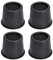 Lot de 4 Rehausseur Pieds de Lit Rond Élévateur de Lit,Réhausseur de Meuble Pied Réhausseur de Lit Lift Elévateur de Meuble de Rangement pour Lit Canapé Table(8cm)