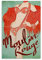JKLM Moulin Rouge Dancer – Retro-Poster, dekoratives Gemälde, Leinwand, Wandkunst, Wohnzimmer, Poster, Schlafzimmer, Gemälde, 40 x 60 cm