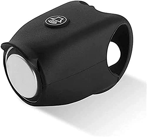 Yeehliny Elektrische Fahrradklingel Fahrradhupe, 120 Db Elektro-Fahrradglocken Horn Laute Fahrradhörner Wasserdicht Fahrrad Elektrisches Horn Glocke, Fahrradhorn Zubehör Mountainbike (Schwarz)