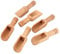6 Pieces Mini Wooden Spoons Wooden Candy Spoon Piccolo Small Spoon for Bath Salts Tea Scoop Washing Powder Spoon Wooden Candy Spoon