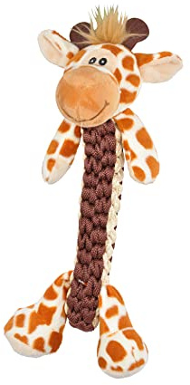 Jouet Peluche avec Corde Les Féroces Suzie la Girafe sonore 34cm