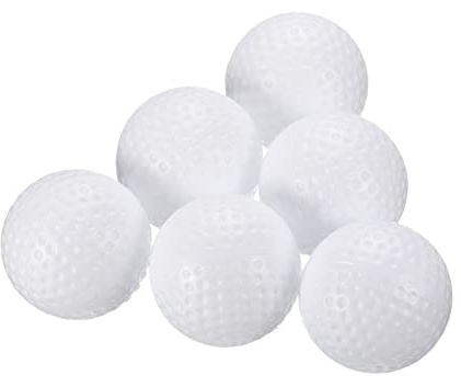 PATIKIL Golftrainingsbälle 20Pack Plastik 41mm Hohlflug Golfbälle Training Übungsgolfbälle Golf Übungsball für Halle Schwungübungen Weiß