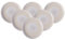 Villeroy & Boch like. by Perlemor Sand Lot de 6 assiettes plates, 27 cm, Service de Table 6 Personnes, au look Pottery, avec effet émaillé, porcelaine de qualité supérieure