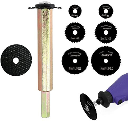 Cutting Discs for Drill,Metal Cutter Drill Attachments - 8-Piece Set Ccessories Cutting Disc, Wheel for Handheld Work at Home Pewell