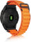 SumRioo QuickFit 22 mm Armband für Garmin Fenix 8/8 Solar 47 mm/7 Pro/7/6 Pro/6/5/5 Plus/E, Nylon Alpine Loop Uhrenarmband für Garmin Tactic 8 47 mm, Descent G2, Epix 2, Forerunner 965/955, Orange