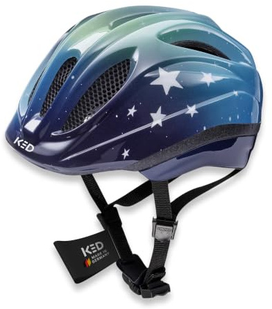 KED Meggy II Trend Fahrradhelm Für Kinder – Made In Germany, LED Rücklicht, MaxShell Technologie Und Präzise Größenverstellung
