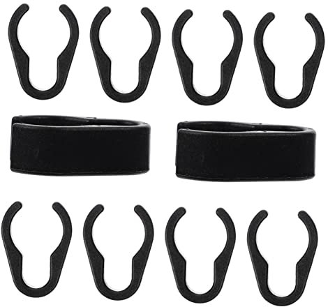 Didiseaon 20pcs Mic Cable Organizers Lav Mic Clips for Professional Microphone Recording Studio Cable Holders Clamp