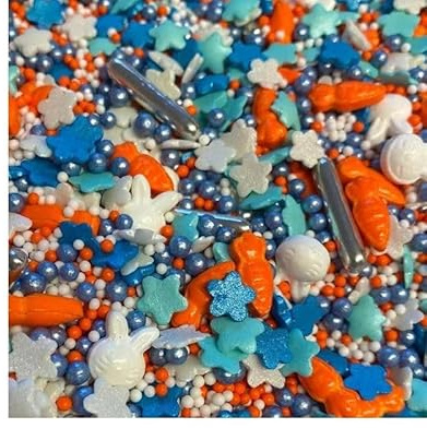 Purple Cupcakes Sprinkles Mix - BOBTAIL - Cake and Cupcake Sprinkles for Birthdays, Weddings and all occassions