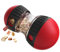 Somifa Dog Toy - Intelligent Food Ball for Dogs of and Ages - Gastrointestinal Care - Slow Feeding - Bring Interactive Fun! (Rot)
