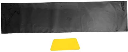 Zerodeko 1 Rolle Fensterrollo Aus Papier Sonnenschutzfolie Aus Kunststoff Fensterverdunkelungsfolie Für Den Innenbereich Glasfolie Spiegelfensterfolie Schwarze Fensterfolie