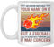 kisoyo Brettspiel an Arrow May Have Your Name on It but a Fireball Is Addressed Lustige Keramik-Kaffeetasse, 325 ml