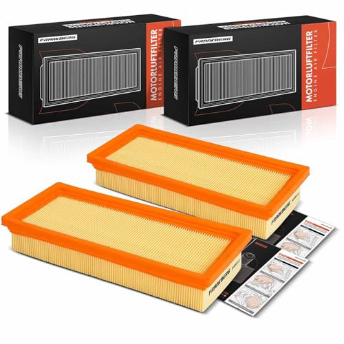 Frankberg 2x Filtro aria Filtro aria Motore Benzina Compatibile con 169 1.1L 1.2L 2003-2012 Combi/Berlina 169 1.1L 1.2L 2004-2012 10 1.2L 2005-2024 Replace# 55183269