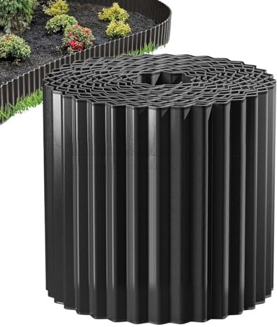 Metall Rasenkante, 6/12m Rasenbegrenzung Und Landschaftsbegrenzung, Wellblech Gartenrandzaun Dekorative