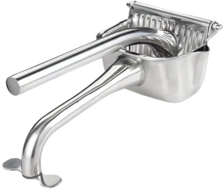 FELTECHELECTR Edelstahl Hand-fruchtsaftpresse Manuelle Fruchtpresse Fruchtpresse Für Zuhause Silber Rostfrei Und Langlebig Entsafter Für Zitronen Orangen Schneebirnen Grapefruits