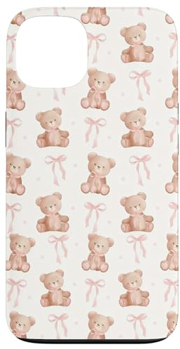 Coquette Pink Ribbons Bows And Cute Bears Case for iPhone 13