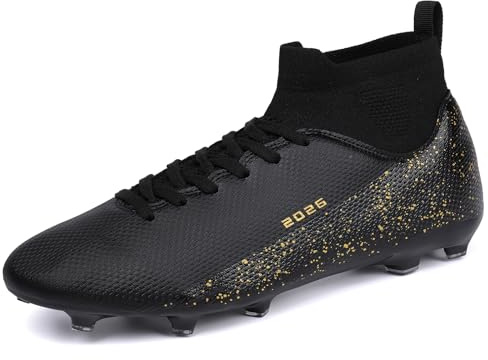 sudorun Kind 1126 TF Bai Chaussures de football pour adultes et enfants, crampons AG/FG/TF/Turf, pour entraînement, football en salle ou sur gazon synthétique, 39 EU