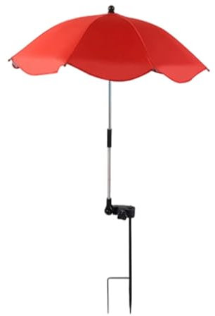 perfk Parasol pour Plantes D'extérieur, Parasol D'ombrage Taille, Protection Solaire, Couverture de Jardin pour Plantes En Pot, Parterre de J, Rouge