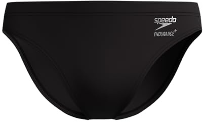 Speedo Men's Solid Brief Endurance+ Swimwear Black
