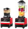 Batidora de Vaso de 2000W, 2 en 1Profesional Licuadora de 2L, Licuadoras Para Zumos y Batidos con 6 Velocidades, Cuchillas 4 Filos de acero inoxidable Blender,Función de Limpieza Automática (C)