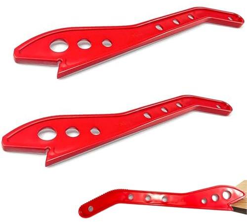 2 Stück Schiebestock Sicherheits-Holzbearbeitungs-Schiebestock für Tischkreissäge Zubehör - Robust, Einfach zu Bedienen und Sicher in der Anwendung, Ideal für die Tischlerei und Das Schieben von Holz