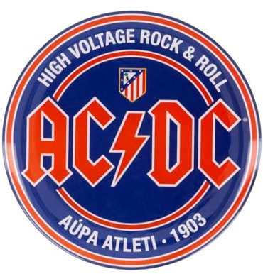Atlético de Madrid 1903 - Imán Azul AC/DC High Voltage | Fácil de Colocar, Resistente, Acabado de Calidad, Ligero, Decorativo