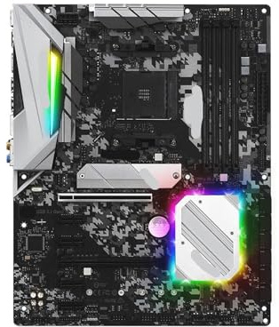 for B450 Steel Legend Motherboard Unterstützung Ryzen 5 5600 5600G R7 5700X3D 5800X CPU 4xDDR4 128GB HDMI M.2 ATX AM4 Bord for ASRock, Replacement Part