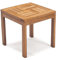Sonnenpartner Gartentisch, quadratisch, aus Teakholz, Höhe 45 cm