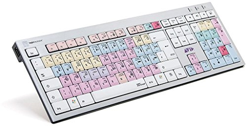 LogicKeyboard Slim-Line, PC Tastatur DE, Pro Tools, kompatibel mit Zubehör