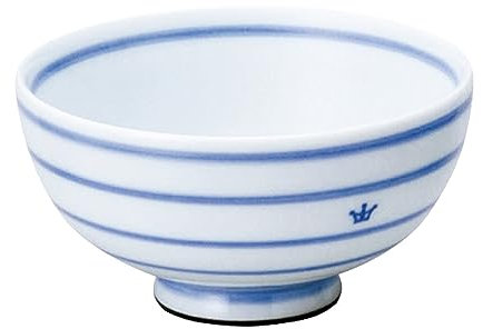 Narumi (Narumi) Crown Kids in der Japan-made Kindergeschirr] Kind Reisschale (klein) [Striped] Keramik 40860 bis 3698 (Japan-Import)