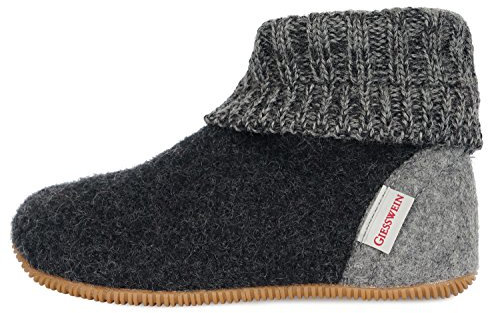 Giesswein Wildpoldsried, Pantuflas Unisex adulto, Gris (Anthracite 019), 45 EU