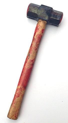 The Rubber Plantation tm Realistic Foam Sledge Hammer Theatre Movie Horror Prop Fancy Dress Accessories (Bloody Short Sledge Hammer)