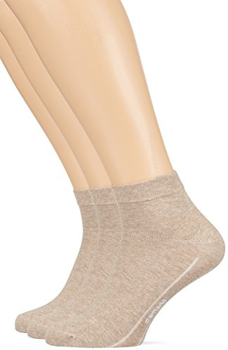 Camano Herren Ca-soft Quarter 3-er Füßlinge (3er Pack)