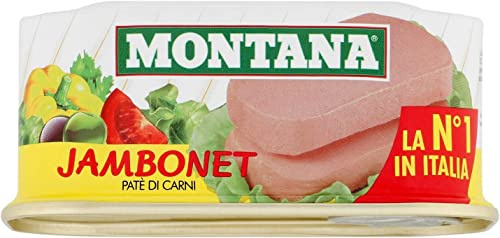 3x 200g Montana Jambonet Pate Rind und Schweine patè di carne bovina e suina