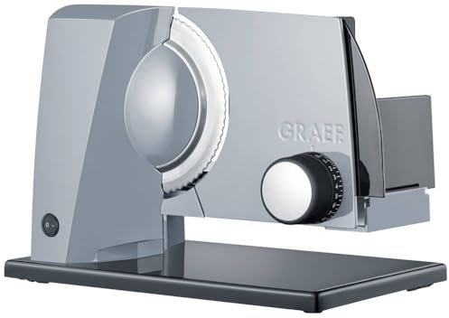 Graef S 11050 Electric 170 W Metal Black, Grey Slicer – Slicers (Metal, Black, Grey, 343 mm, 237 mm, 252 mm, 2.33 KG)