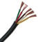 Wire4u 12V 24V AUTOMOTIVE 2/3/4/5/7 CORE THINWALL RED/BLACK CAR CABLE WIRE ROUND/FLAT (Round 4 Core 0.75mm² 14Amps, 5 Metres)