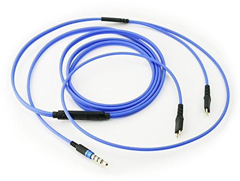 Replacement Cable Compatible with Sennheiser HD25, HD 25-1, HD25-1 II, HD25-13, HD25-C, Amperior Headphone, Remote volume control & Mic fit Samsung Galaxy Sony Xiaomi Huawei Android