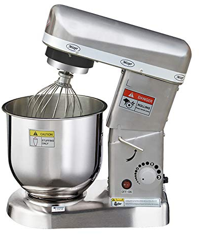 CGOLDENWALL Mezclador eléctrico comercial de alimentos mezclador de masa mezclador mezclador de leche de huevo mezclador 3 velocidades ajustable 10.5 cuartos 110V/220V (tipo pulverizador)