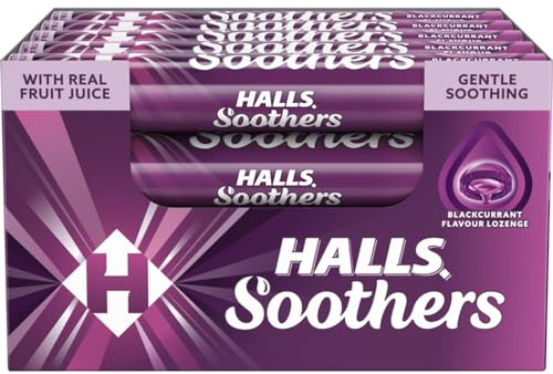 Halls Soothers Sweets Blackcurrant 45g (Pack Of 20)