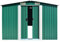 Tidyard Gerätehaus Metall Geräteschuppen Garten Schuppen Gartenhaus Gartenhaus Schrank, Metall Grün 257×298×178 cm