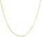Gold Plated Sterling Silver Singapore Twisted Curb Chain Italian 2mm 24 inch