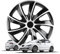 Walser Premium Radkappen Aero Bicolor, 4er Set Radkappen Auszeichnung Sehr Gut*, Radzierblenden 16 Zoll, Radblenden für Alufelgen Stahlfelgen, Auto Radzierblende schwarz Silber - Made in Europe