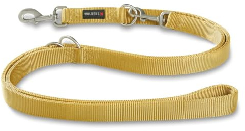 Wolters Führleine Professional, Farbe:Curry gelb, Größe:M 300 cm x 15 mm (extra lang)